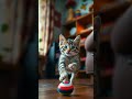 Midnight Meowlympics: Five Feline Antics in One Short #funnycats #entertainment #kitten #viralcats