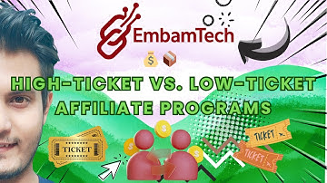 💰📦 High-Ticket vs Low-Ticket Affiliate Programs — Which Should You Promote? #HighTicket #LowTicket