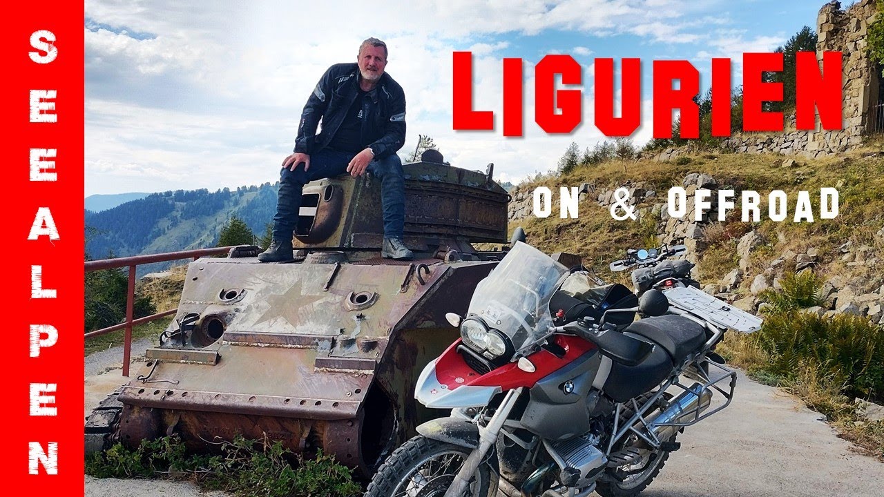 Motorrad-Kurvenparadies Ligurische Seealpen // On & Offroad