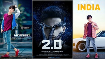 Robot 2.0 Movie Poster Editing in PicsArt 2018 |Akshay Kumar Robot Movie Poster |Robot Photo Edit