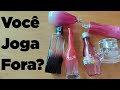 DIY - Do Lixo ao Luxo ♻️ 3 Ideias de Reciclar Frascos de Perfumes. Decoração Faça Você Mesmo ❤️