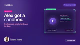Alex AI Can Now Run Its Own Code — Sandbox Update | Kuration AI
