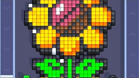 Pixel flow level 73 hard level Walkthrough Solution 