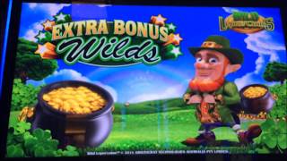 LUCKY LEPRECOINS by Aristocrat ~~ Live Slot Play @ San Manuel Casino screenshot 5