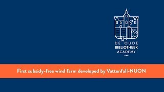 First subsidy free wind farm developed by Vattenfall NUON