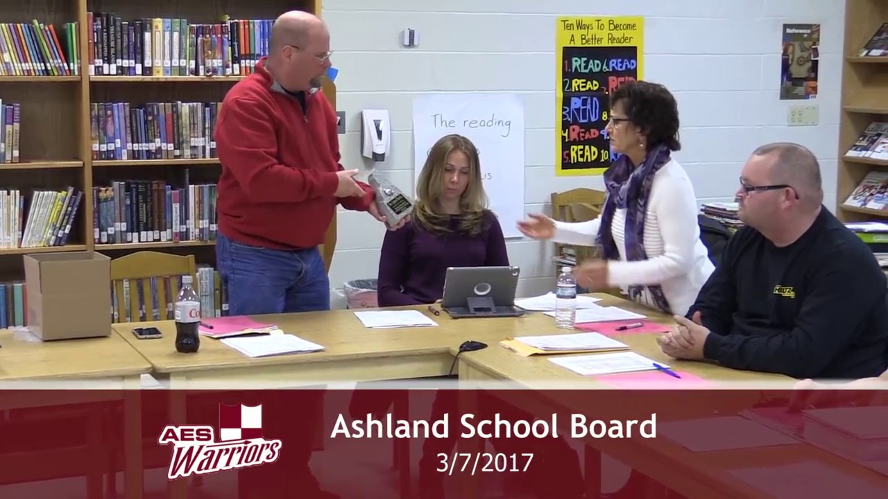 Ashland School Board 3/7/17 YouTube