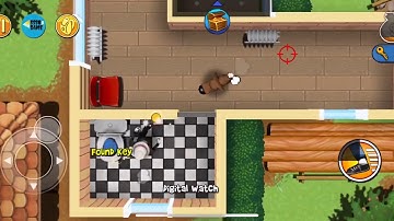 Robbery Bob: CHAPTER 7 - SUMMER CAMP Level 2 , 100% iOS/Android Walkthrough