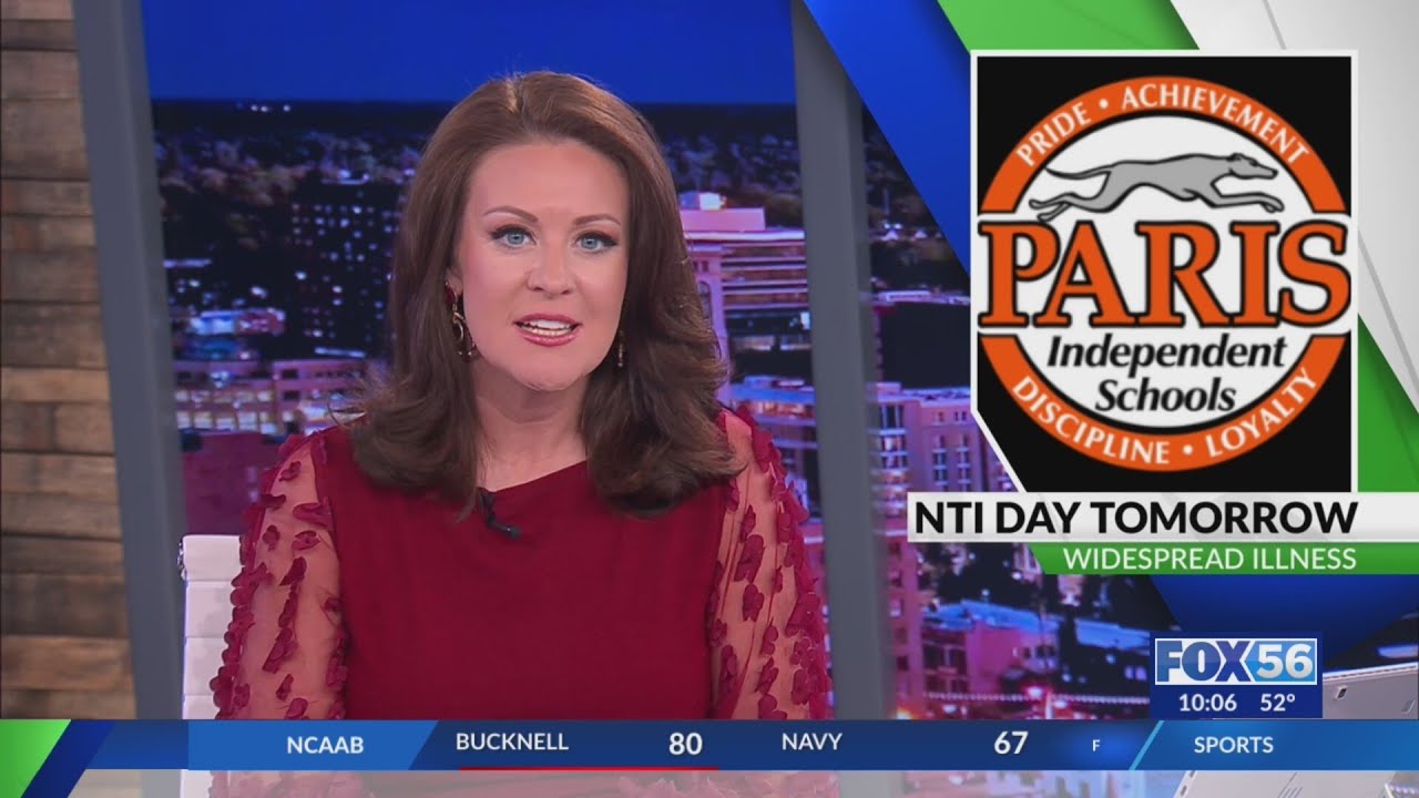 Paris school using NTI day as students, faculty out sick