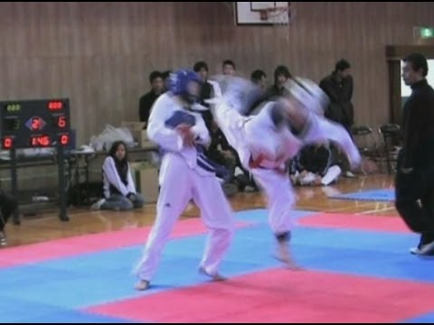 ジャンプ後ろ回し蹴り テコンドー ティトラ Back Spin Kick No 01 Youtube