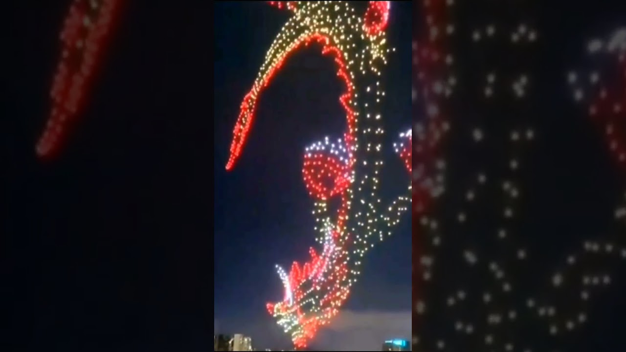 Дракон из дронов 