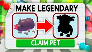 How To Get SECRET Legendary In Garden Egg Update Adopt Me