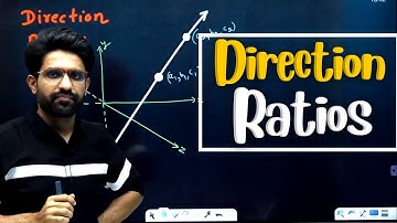 Direction Ratios Of A Line | How To Find The Direction Ratio Of A Line Explained By Aman Sir