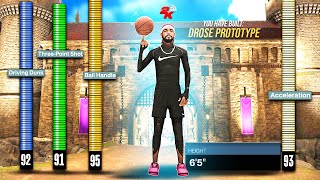 92 Driving Dunk  91 3pt Rating U0026 95 Ball Handling   My 65 Pg Will Break Nba2k23