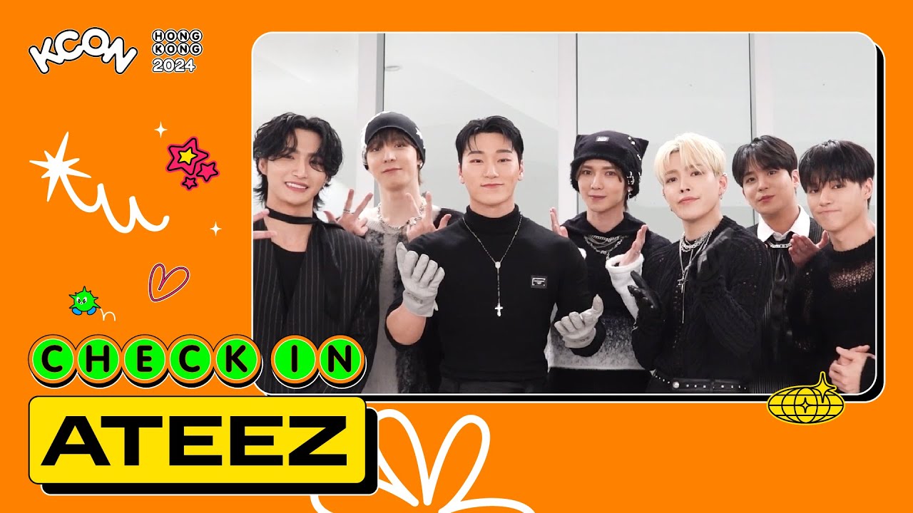 CHECK IN 🧡 | ATEEZ (에이티즈) | KCON HONG KONG 2024 - YouTube