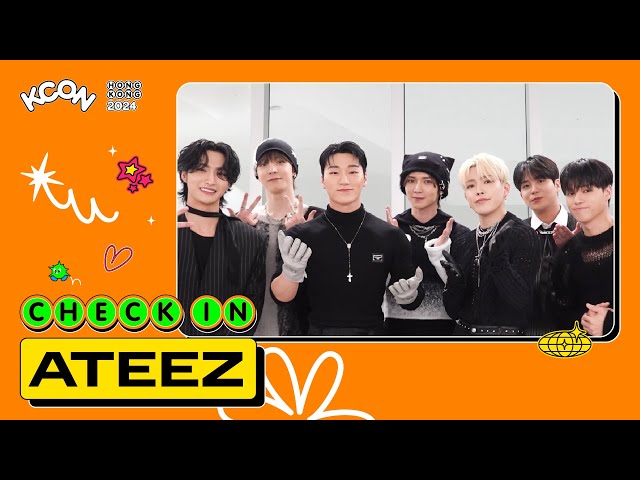 CHECK IN 🧡 | ATEEZ (에이티즈) | KCON HONG KONG 2024 - YouTube