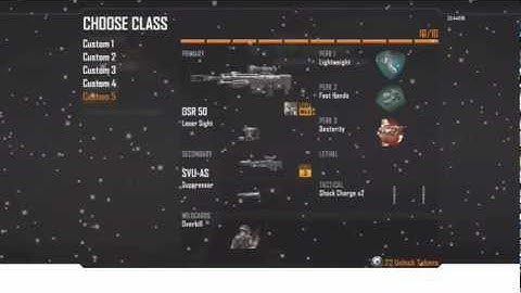 250 Subs Class Setup [BO2]