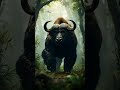 Gorilla-Buffalo Hybrid: The Beast of Brute Strength! 🦍🐃🔥