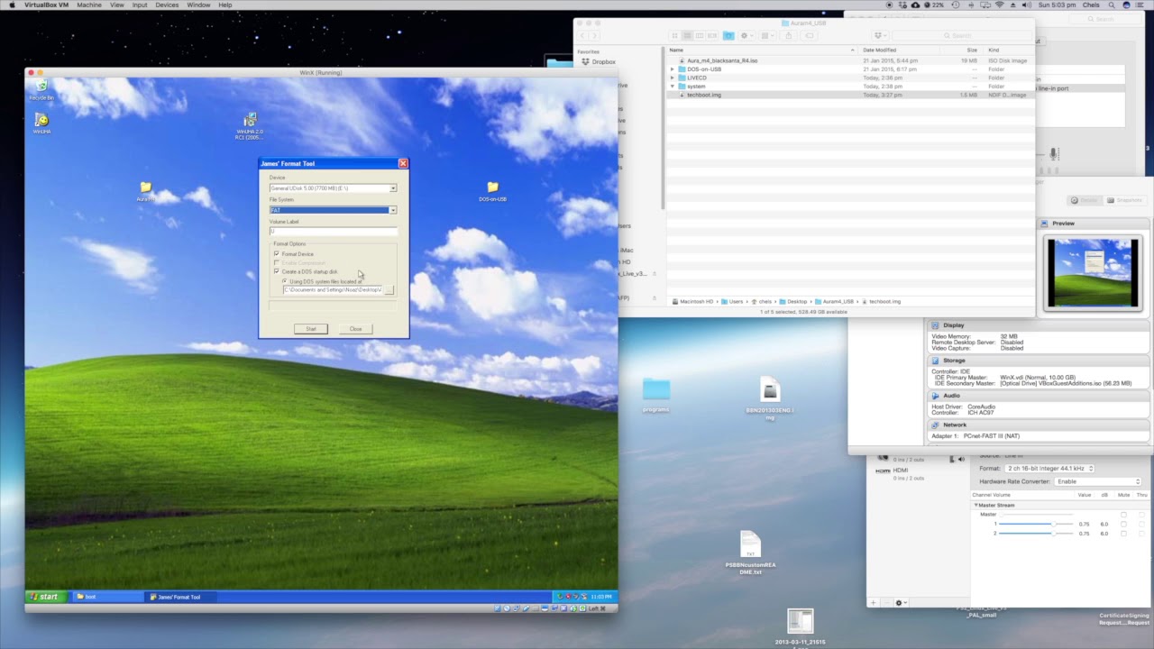 Aura M4 GUI doscore the freedos distribution LIVE USB YouTube