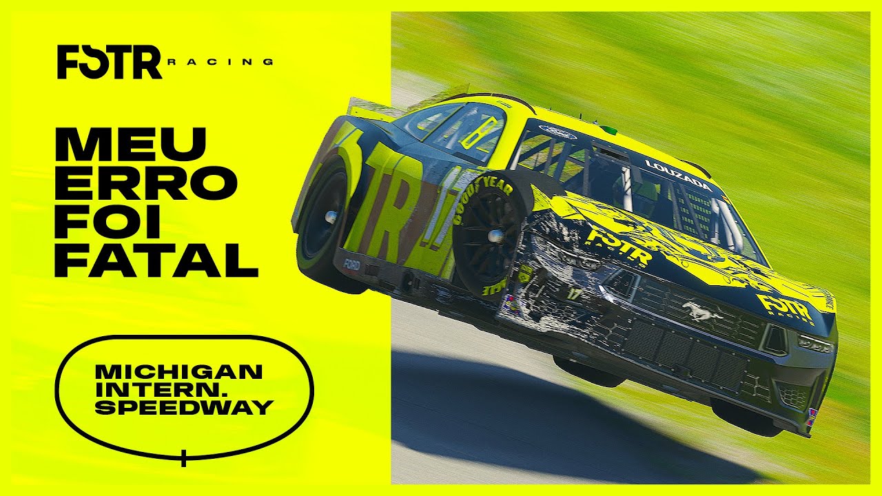 Uma decis o errada e dnf iracing nascar cup series em michigan youtube