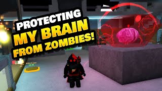 Protecting My Brain from Zombies in Zombie Defense Tycoon!