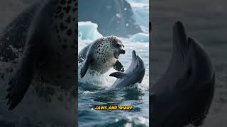 who would win?.....Leopard seal vs Dolphin #animalclash #animalfight #apexpredator