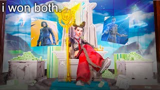 I Won TWO Skin Cups At The SAME Time..