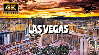 Las Vegas, Nevada In 4K By Drone - Amazing View Of Las Vegas, Nevada