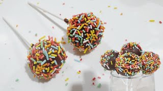 5 Minute Microwave CAKE POPS! EASIEST Homemade Cake Pops Without Oven or Frosting!