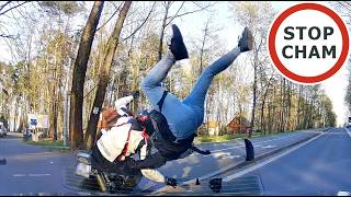 Zderzenie motocykla z osobówką w Rybniku #2225 Wasze Filmy