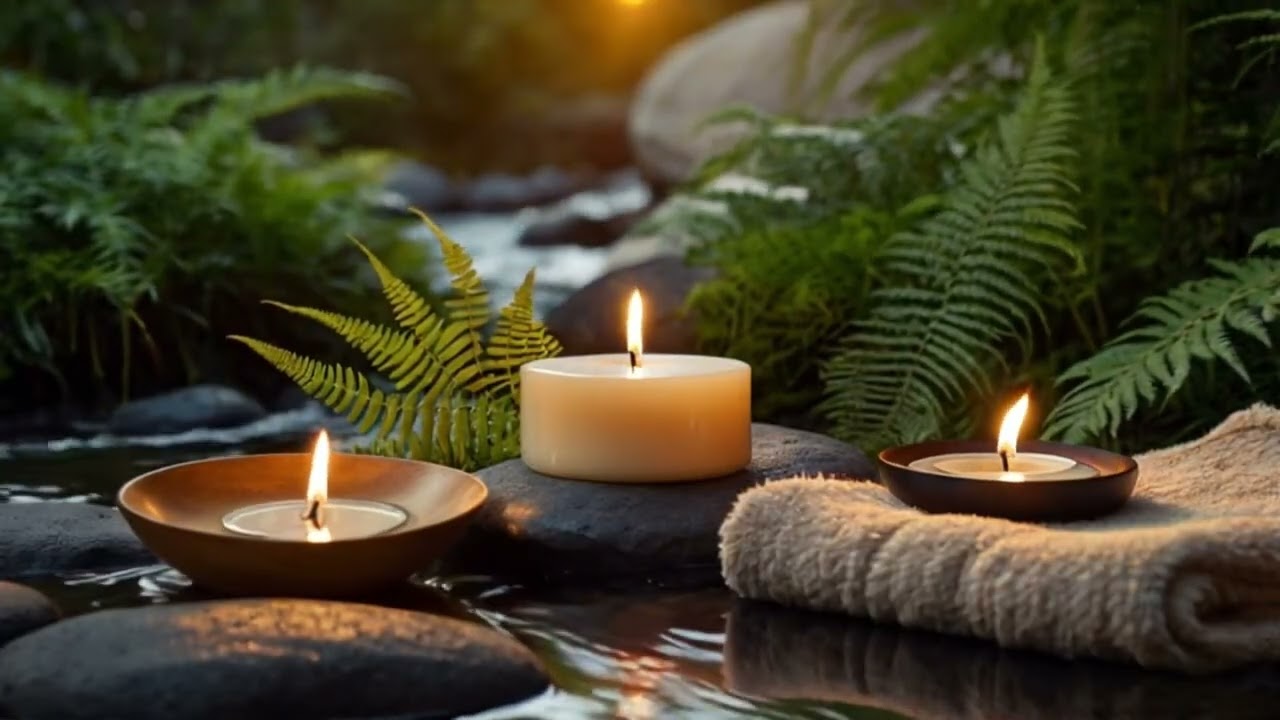 Relaxing Music with Water Sounds for Stress Relief 🌼 Relieve depression,Sleep