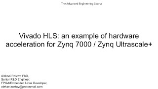 Vivado HLS: hardware acceleration for Zynq 7000 / Zynq US+. Part 1 - Introduction