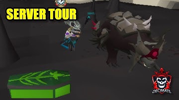 Decimate RSPS: *Server Tour* Checking out New Custom RSPS & Big Giveaway