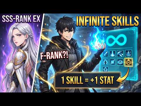Dumped by His SSS-Rank Ex, F-Rank “Trash” Gets +1 Stat Point per Skill—With Infinite Skill Slots!