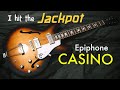 Epiphone casino  i got influenced by rhett shull 