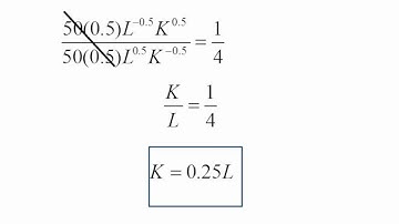 Econ - Cost Minimization Problem (LBD 7.2)
