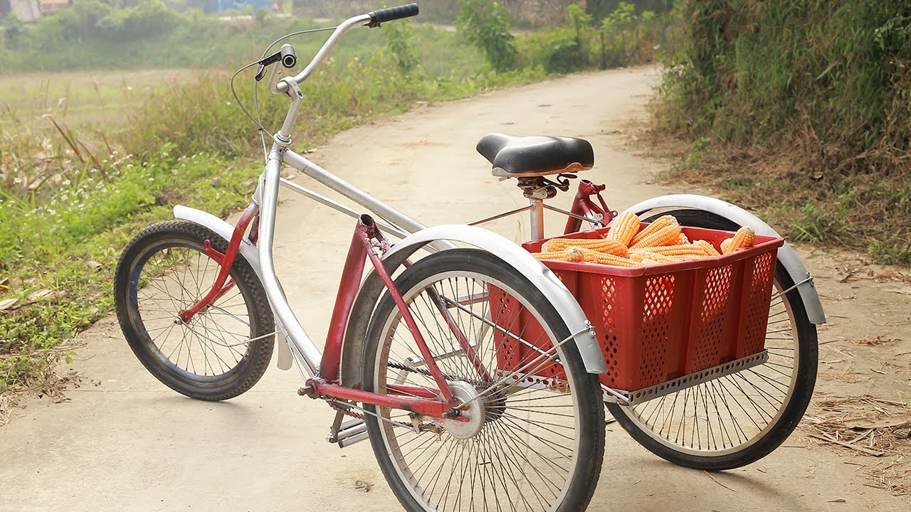 Фермер создал очень практичный трёхколёсный велосипед — об этом должны знать все.