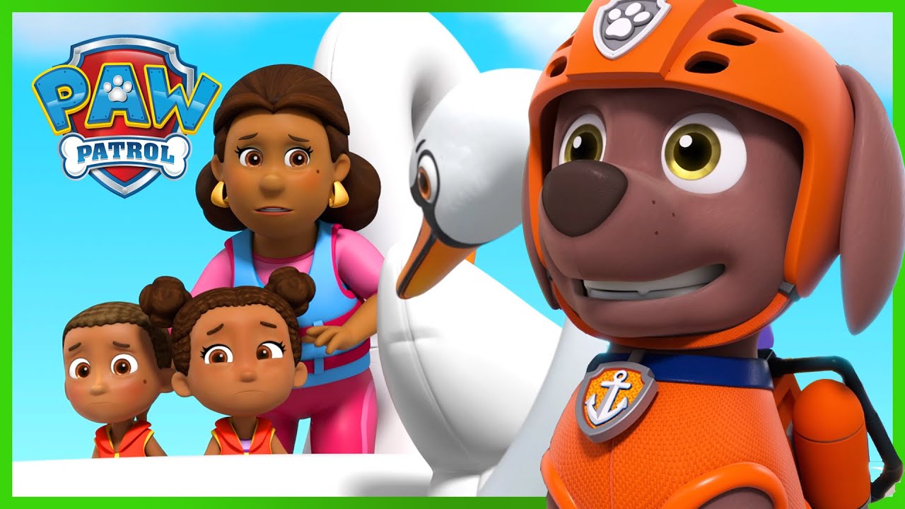 Zuma Saves the Goodway Family 🦢| PAW Patrol Rescue Episode ...
