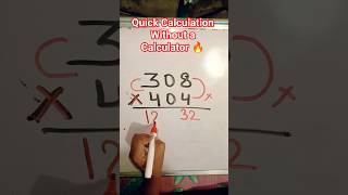 👉308 × 404 Multiplication Trick | Fast Math Trick