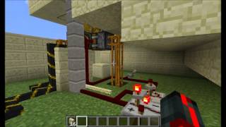 Elevator in minecraft using Redpower 2 pr5
