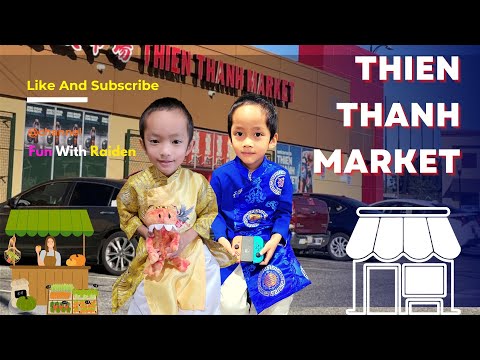 We went Shopping at Thien Thanh Supermarket for food. Here is what happened with Raiden & Mason