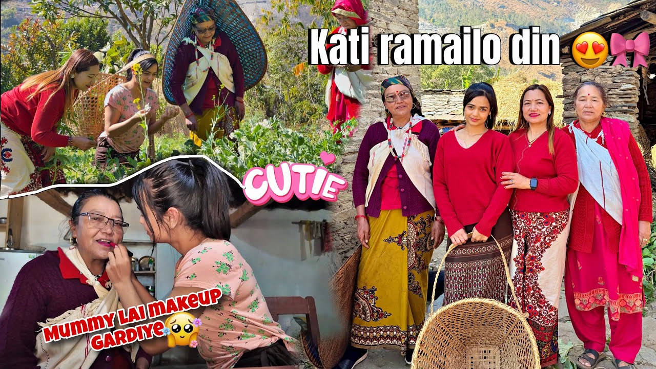 SASU MOMY lai MAKEUP GARDIDAI 😍 A FUN DAY WITH THEM