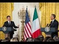 The President and Prime Minister of Italy Hold a Joint Press Conference