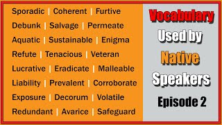 Advanced Vocabulary to Sound Like a Native in English | Episode 2