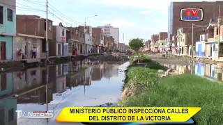 Chiclayo: Ministerio Público inspecciona calles del distrito La Victoria