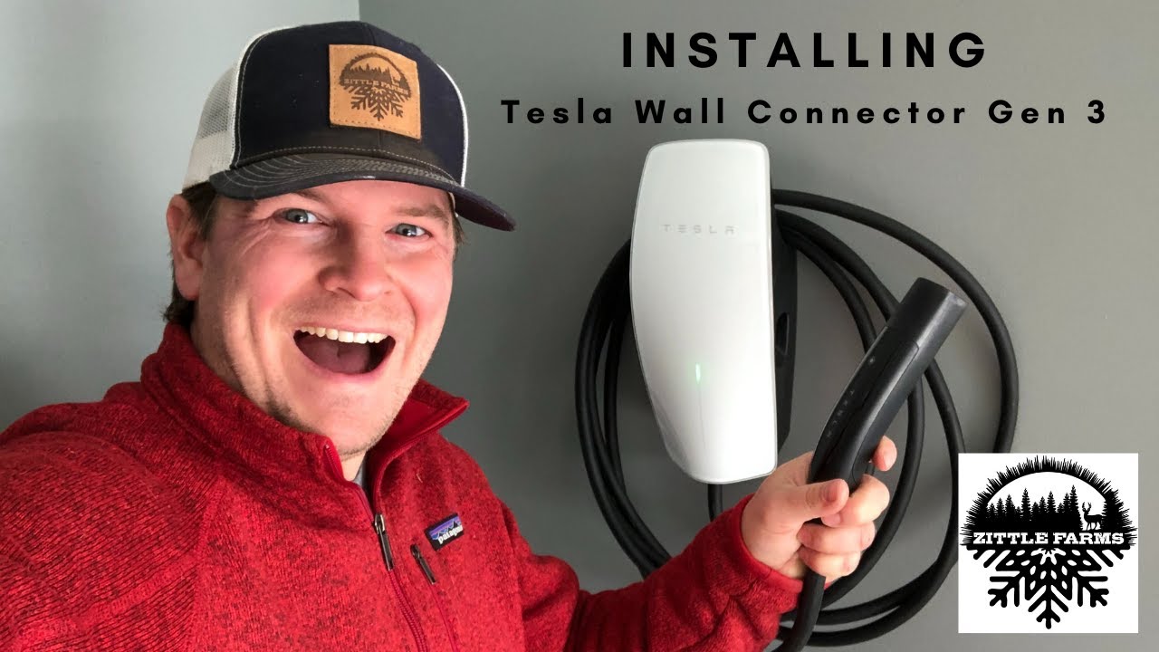 Installing Tesla Wall Connector Gen 3 Charger 