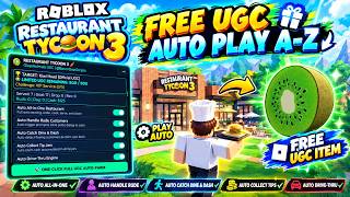 [عناصر مجانية UGC] 🎸 سكربت OP للعبة Restaurant Tycoon 3 (تشغيل تلقائي من أ إلى ي) | *PASTEBIN* screenshot 5