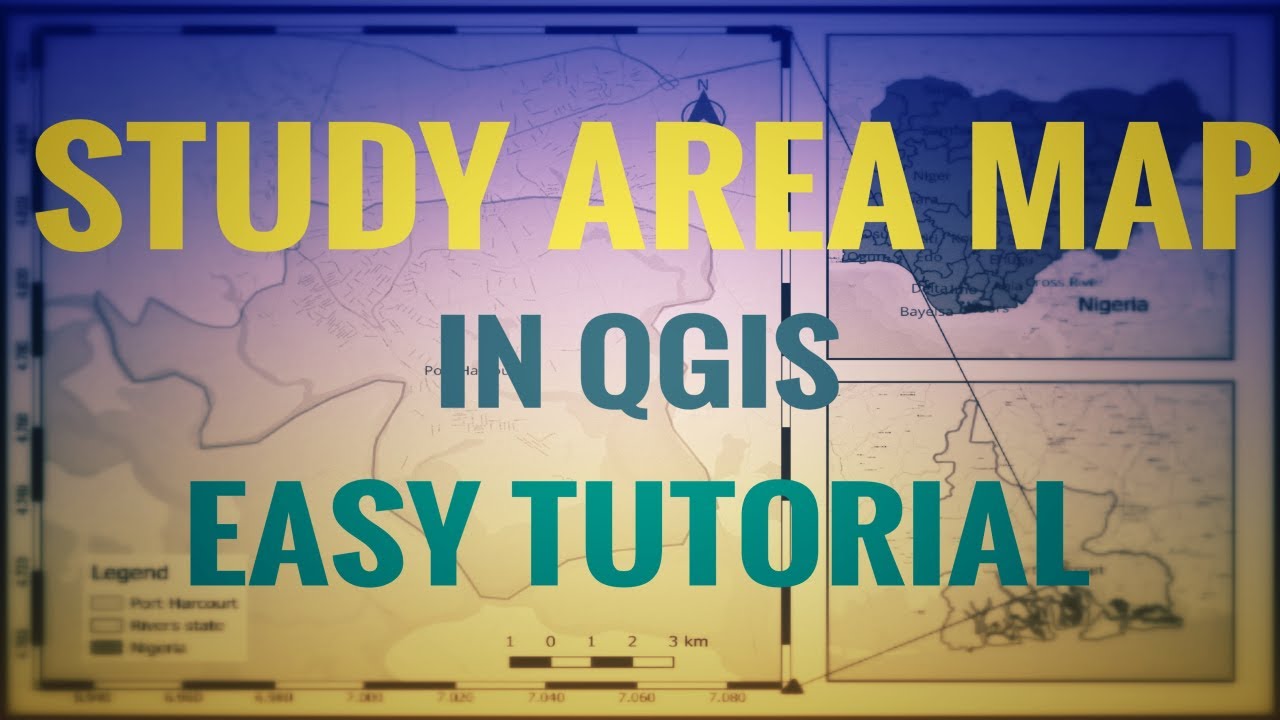 Study Area Map Design Example How to Create a Study Area Map in QGIS | Step by Step - YouTube
