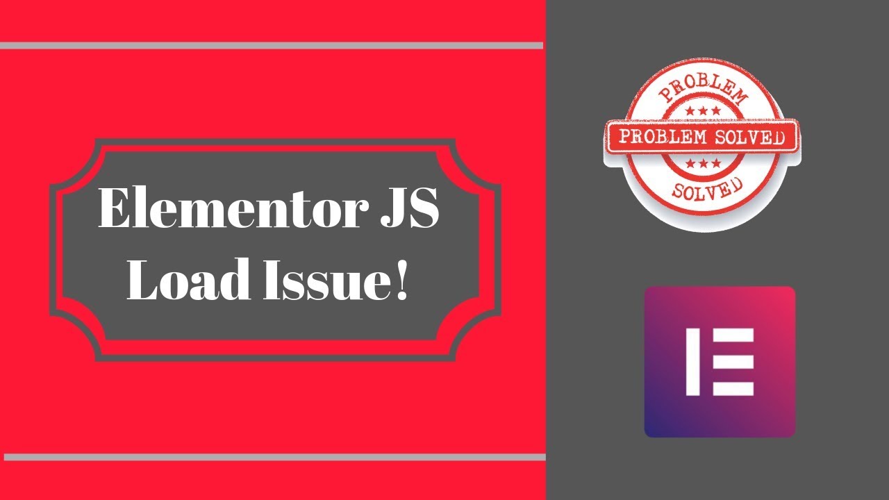 Elementor Live Preview JS Loading Issue. how to fix this! - YouTube