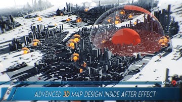 #AfterEffect #Element3D #3DconceptMapDesign II create a concept 3D map design inside After Effect