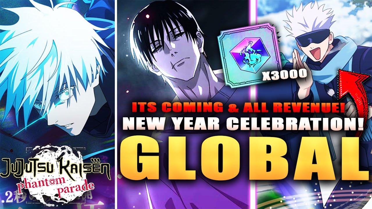 *GLOBAL* AMAZING NEWS & ITS COMING! ALL GACHA REVENUE FOR DECEMBER! (JJK: Phantom Parade)